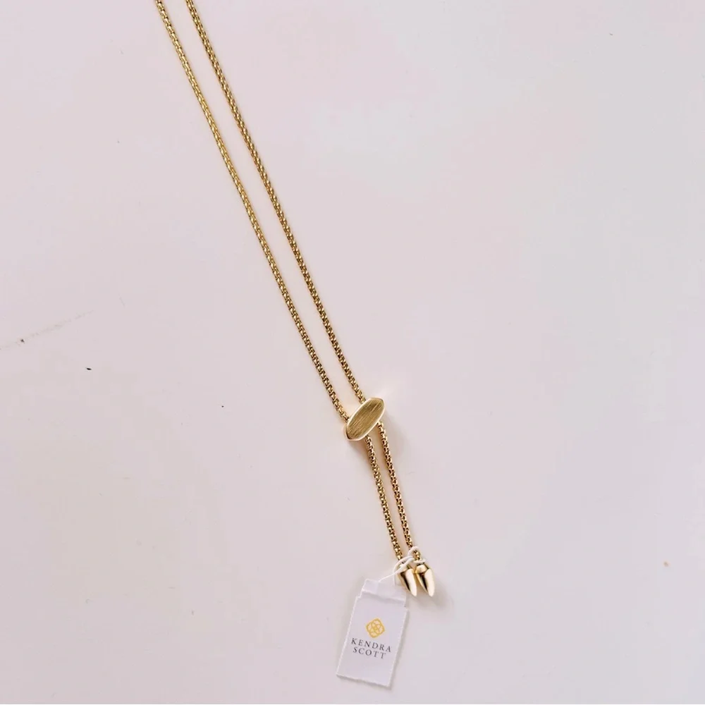 KENDRA SCOTT Deanne Gold Sunburst Necklace - Picture 6 of 12
